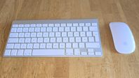 Apple Keyboard A1314 + Magic Mouse A1296 – fint skick