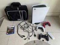 Playstation 5 (disk version) + tillbehör