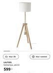 IKEA Lauters golvlampa
