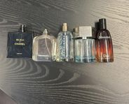 5 ml parfymsplittar – Chanel, Tom Ford, Louis Vuitton m.fl