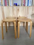 Vintage IKEA 4 st Pallar” Frosta”, böjträ