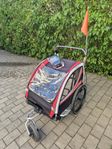 Cykelvagn för två barn