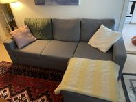 Grå bäddsoffa JYSK