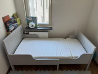 Sundvik växasäng grå inkl. Ömsint madrass