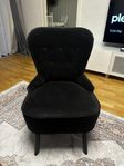 REMSTA fåtölj svart