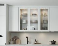 Epoq Trend Classic White vitrinlucka 30x92 cm - helt ny