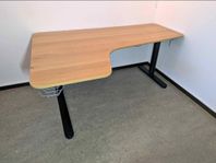 IKEA Bekant elektriskt höj- och sänkbart hörnskrivbord