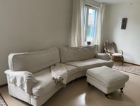 Beige Howardsoffa i gott skick