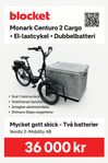 Monark Centuro 2 Cargo – El-lastcykel med dubbla batterier