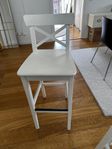 3 x Ikea Ingolf barstolar
