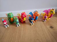 Paw Patrol figurer med drakar 