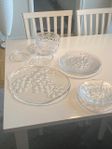 Orrefors "Druvan" glas servis