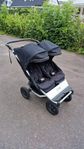 Mountain Buggy Duet Tvillingvagn m. tillbehör