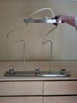 Taklampa metall, design Charlotte Falck