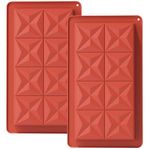 Praktiska Chokladformar i Silikon (Pack-2)