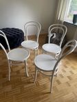 Vita stolar bistromodell från Fameg