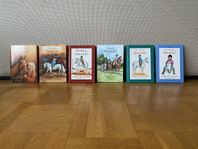 6 st AMANDA-böcker av Ulla Ståhlberg, om hästar och ridni