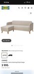 3 sits soffa från IKEA - knappt ett år gammal!