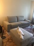 Soffa Kivik, 3-sits med fotpall 