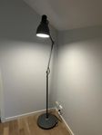 Grå golvlampa/läslampa