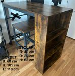 Barbord med två stolar/pallar