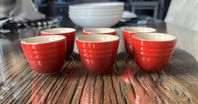 6 äggkoppar, Le creuset 