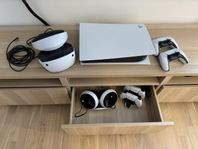 PS5 Digital med 2TB NVMe + PSVR2
