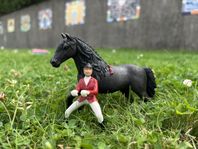 Schleich-häst + ryttare 