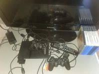 Playstation 2 med 7st spel Samsung 32tum tv