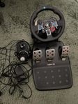 Logitech g29 ratt, pedaler och växelspak