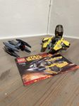 Lego star wars jedi starfighter och vulture droid 7256