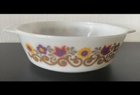 Retro! JAJ England rund blommig ugnsfast form