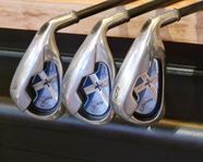 3st Callaway X18 Golfklubbor Järn S, P, 6