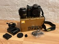 Nikon D7200 + Nikon 35mm f/1.8 – Komplett paket