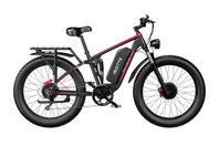 elcykel med 2 extra batterier