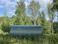 Ligghall i plåt, flyttbar
