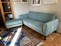 Mio soffa med fotpall