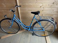 Klassisk Crescent damcykel med Rex barnstol