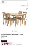matbord med 4st stolar