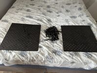 Hålplatta för lådförvaring