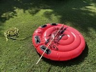 tube tub eller ring för att dra bakom båt
