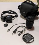 Sony ILCE-5000 + SEL2870 objektiv + Kameraväska