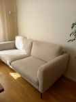 Beige 3-sits soffa