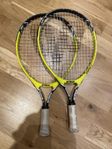 Två tennisrack barn 