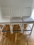 3 barstolar 62 cm höjd från Ikea