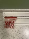 7 st gardinstänger IKEA HUGAD