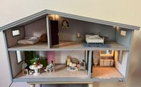 Lundby dockhus med el 