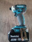 Makita DTD 148 inkl batterier (ej laddare)