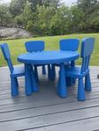Mammut barnbord + stolar (IKEA)