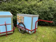 Glassboxar+vagn, Perfekt för försäljning, event eller hem